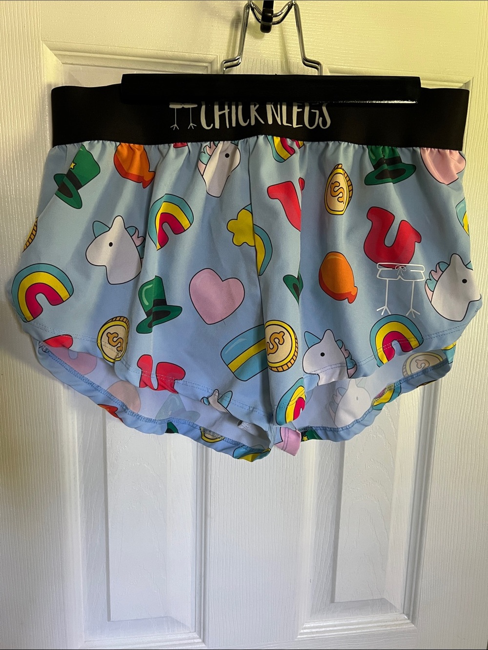Chicken Legs Shorts 
“Lucky Charms” Print